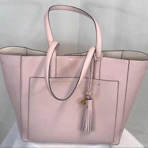 Cole Haan Large Natalie Leather Peach Blush Tote